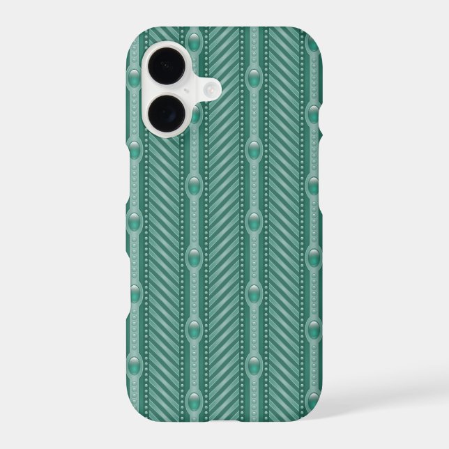 Ornamental Teal Pattern (Back)