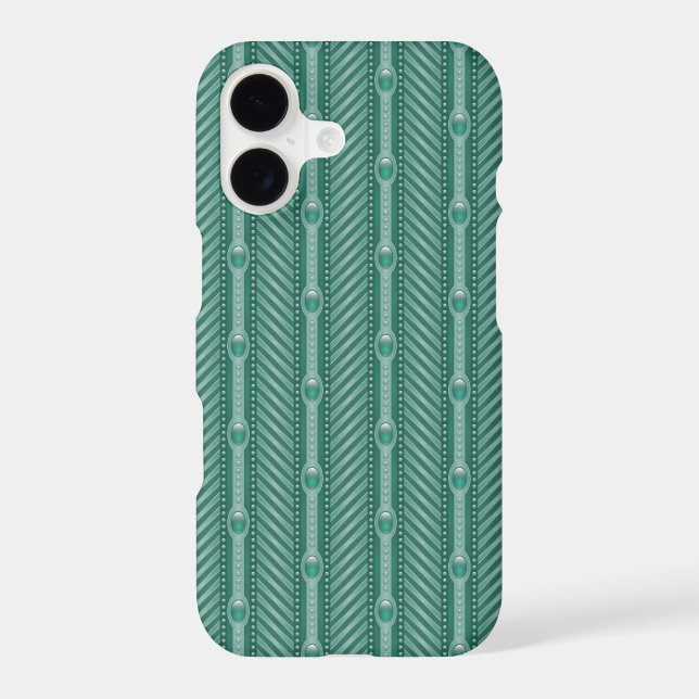 Ornamental Teal Pattern (Back)