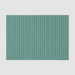 Ornamental Teal Pattern Tissue Paper