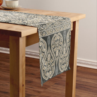 Ornamental Traditional Paisley design Short Table Runner