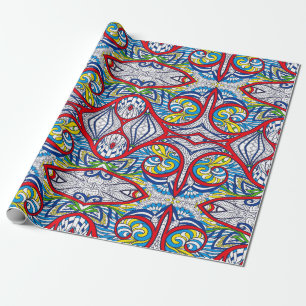 Ornamental Tribal Seamless pattern. Illustration.  Wrapping Paper