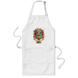 Ornamental Trophy Cup "Best Sister" with Name Long Apron