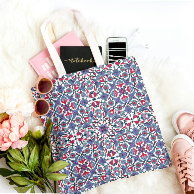Ornamental Turkish Tile Pattern  Tote Bag (Creator Uploaded)