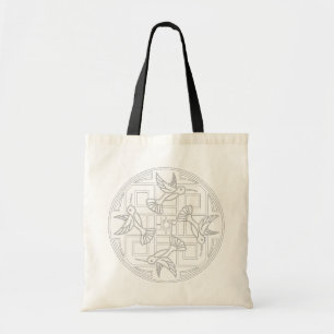 OrnaMENTALs #0021 Hummingbird Colour Your Own Tote Bag