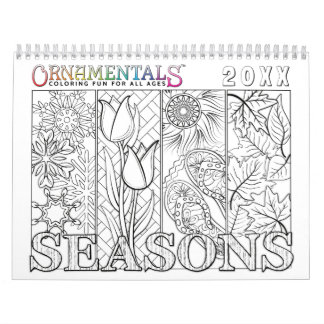 OrnaMENTALs Seasons Colouring Through the Year Calendar