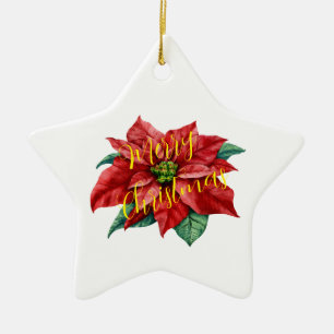 OrnamentCeramic, Star Ornament,holiday cheer, Ceramic Ornament