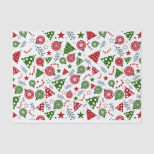 Ornaments and Trees Tissue Paper