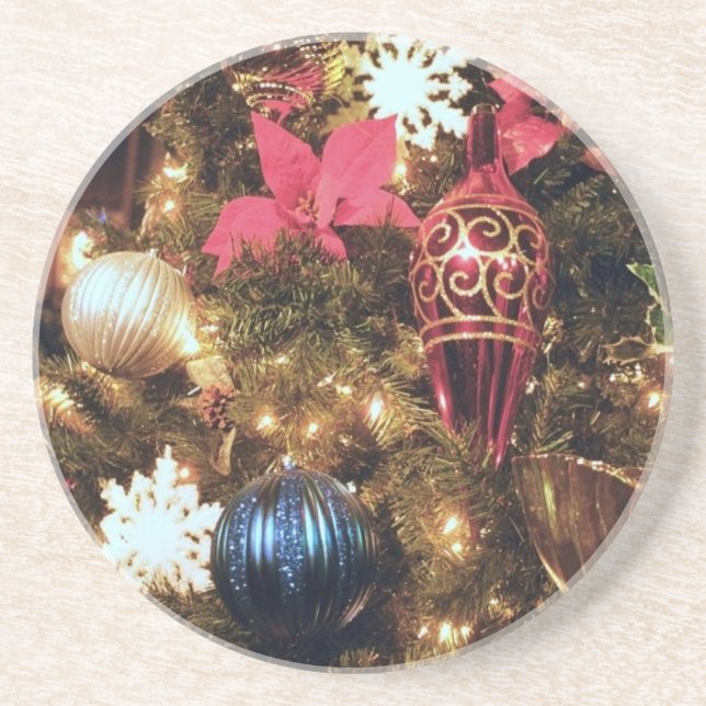 'Ornaments' Beverage Coaster (Front)