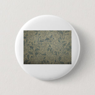 Ornaments Flower Asian Chinese Old Antique 6 Cm Round Badge