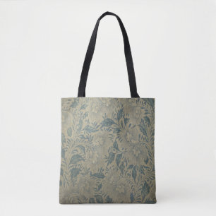 Ornaments flower asian chinese old tote bag
