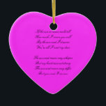 ornaments for someone special<br><div class="desc">valentine's day ornaments designed with romantic poem</div>