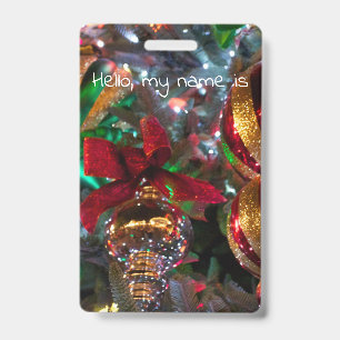 ornaments square ID badge