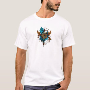 Ornate Abstract Geometric Design T-Shirt