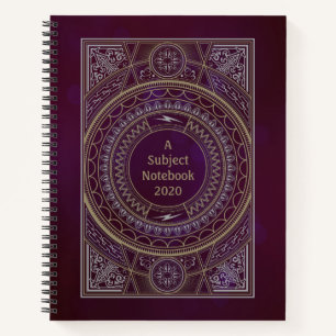 Ornate Art Deco Custom Notebook