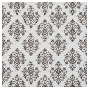 Ornate Baroque coloured Damask pattern fabric