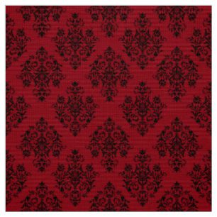 Ornate Baroque Damask pattern fabric