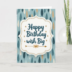 Ornate Birthday Wish Card