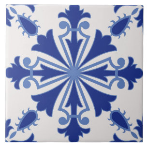 Ornate Bloom Ceramic Tile
