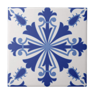 Ornate Bloom Ceramic Tile