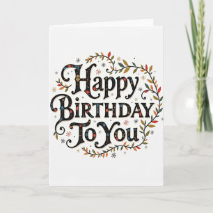 Ornate Blossom Greeting Card