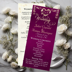 Ornate Border & Heart - Plum Program
