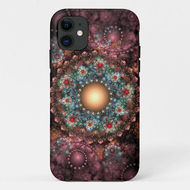 Ornate Brooch Fractal Art Case-Mate iPhone Case (Back)