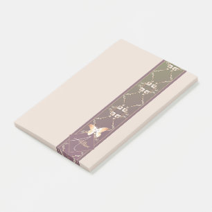 Ornate Butterfly Personal Stationery Post-it Notes