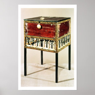 Ornate cabinet from the Treasure of Tutankhamun Poster