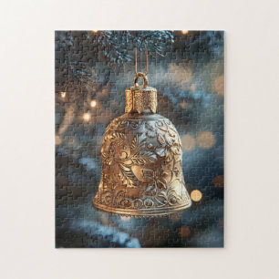Ornate Christmas Bell Jigsaw Puzzle
