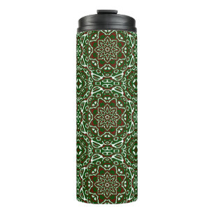 Ornate Christmas Pattern 2 Thermal Tumbler