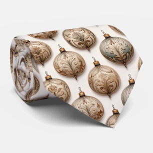Ornate Circle Ornaments - Baroque & Quilted (1) Tie