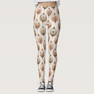 Ornate Circle Ornaments - Baroque & Quilted (2) Leggings