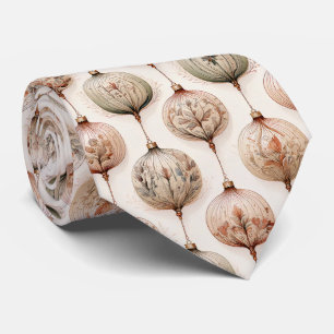 Ornate Circle Ornaments - Baroque & Quilted (2) Tie