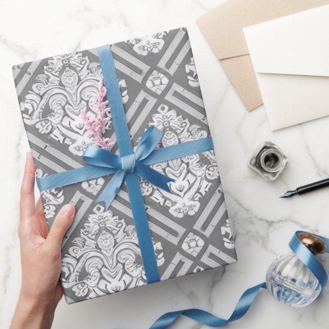 Ornate Classical Pattern Design Wrapping Paper (Gifting)