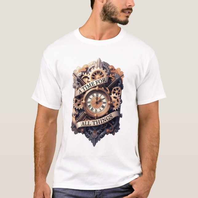 Ornate Clockwork T-Shirt, Premium Gear T-Shirt (Front)