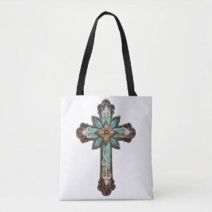 Ornate Cross Tote Bag