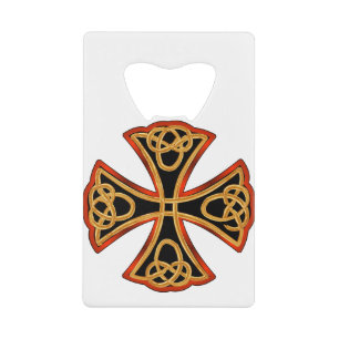 ornate cross with braid