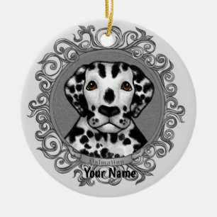 Ornate Dalmatian  ornament