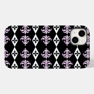 Ornate Damask Diamond Stripe Case-Mate iPhone 14 Plus Case