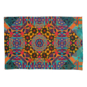 Ornate Eastern: Luxury Green Decor. Pillowcase