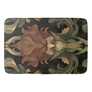 Ornate Fantasy Gnome Bath Mat