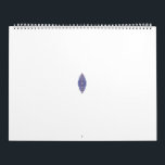 Ornate floral and paisley design in shades of blue calendar<br><div class="desc">This exquisite throw pillow features an ornate floral and paisley design in shades of blue, beige, and white on a sophisticated black background. Add a touch of elegance to any room with this beautifully crafted accent piece.</div>