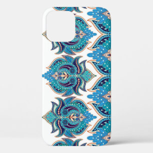Ornate Floral Borders: Vintage Paisley Design iPhone 12 Case