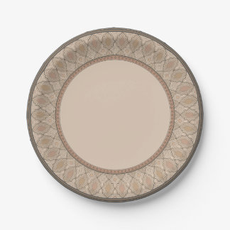 Ornate Geometrical Paper Plate