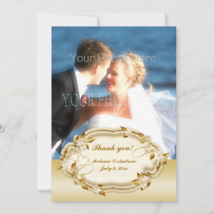 Ornate Gold Frame, Photo Card