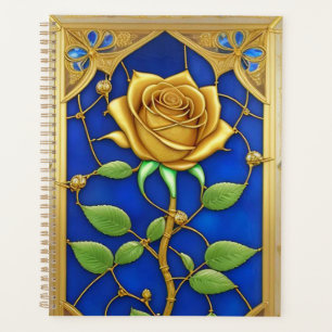 Ornate Golden Rose Artwork Planner