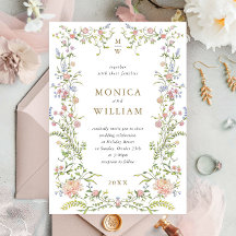 Ornate Grace Pastel Blush Floral Wedding