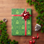 Ornate Green Grinch Pattern Wrapping Paper<br><div class="desc">The holidays will not be complete without Grinch!  HOW Grinch STOLE CHRISTMAS is a classic story of a town called Who-ville and how the Christmas spirit can melt even the coldest of hearts.</div>
