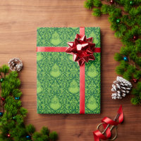 Ornate Green Grinch Pattern