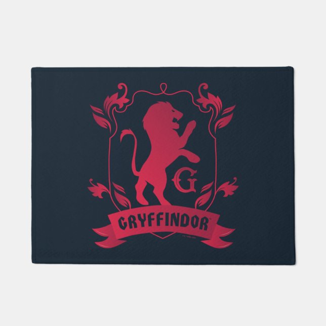 Ornate GRYFFINDOR™ House Crest Doormat (Front)